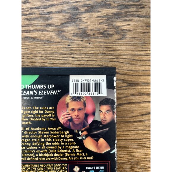 Oceans Eleven DVD 2001 Widescreen Thriller George Clooney Brad Pitt Pre-Owned - Picture 6 of 6